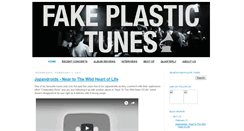 Desktop Screenshot of fakeplastictunes.com