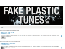 Tablet Screenshot of fakeplastictunes.com